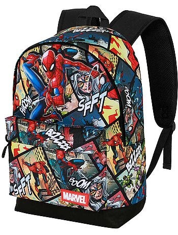 Marvel spiderman panels zaino hs fan 2.2, multicolore