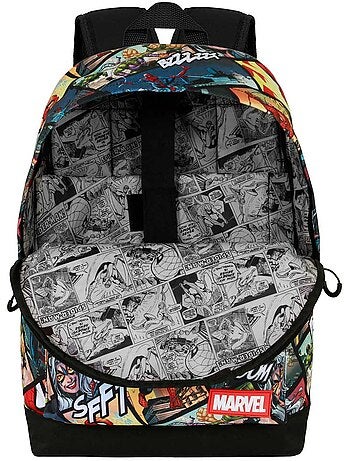 Marvel spiderman panels zaino hs fan 2.2, multicolore