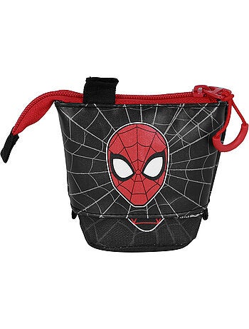 Marvel Spiderman Peter Astuccio Cute + 2 Penne Gel Cancellabili, Rosso