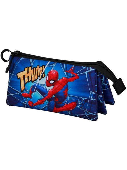 Marvel Spiderman Skills Astuccio Triplo, Nero - Kiabi