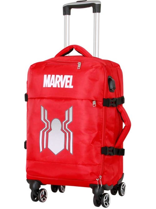 Marvel Spiderman Spider Valigia da Cabina 4 Ruote, Rosso - Kiabi