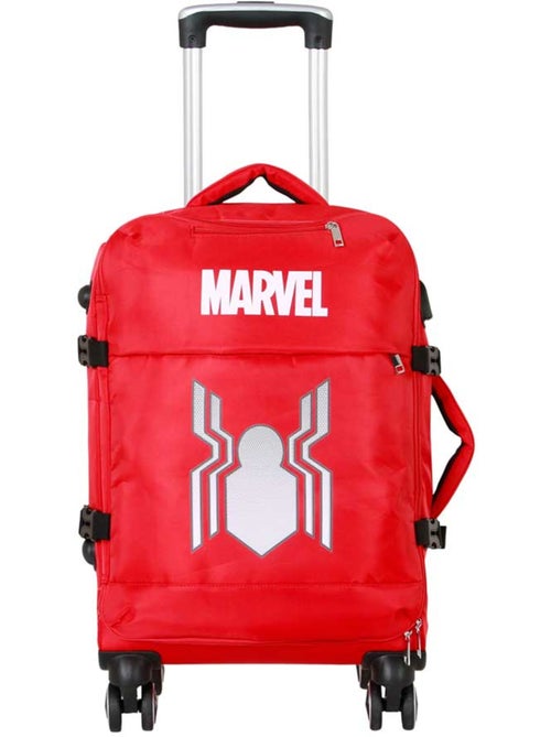 Marvel Spiderman Spider Valigia da Cabina 4 Ruote, Rosso - Kiabi