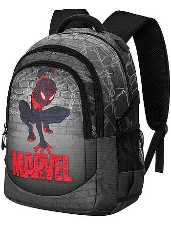 Marvel Spiderman Spin Zaino Running PLUS, Grigio