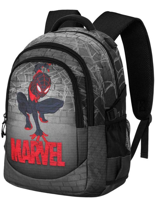 Marvel Spiderman Spin Zaino Running PLUS, Grigio - Kiabi