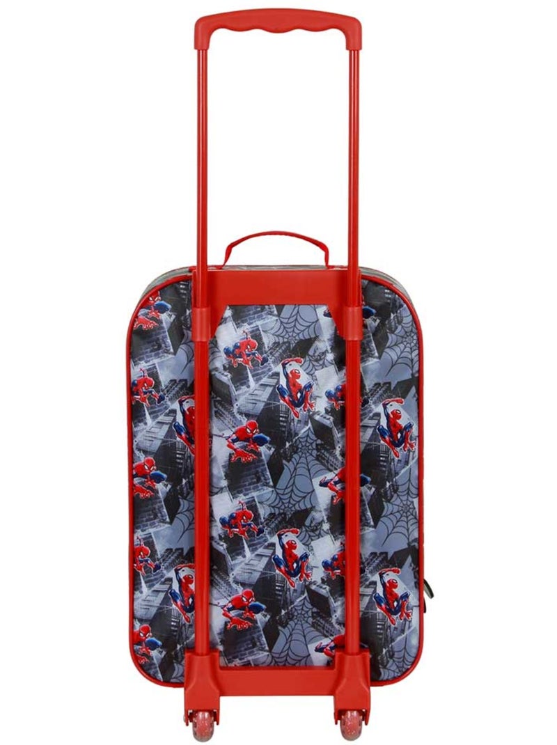 Marvel Spiderman Symbol Valigia Trolley Soft 3D, Grigio Grigio - Kiabi