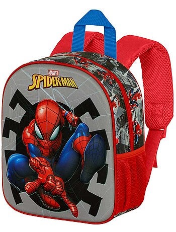 Marvel spiderman symbol zainetto 3d elite, grigio