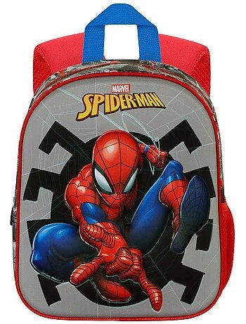 Marvel spiderman symbol zainetto 3d elite, grigio