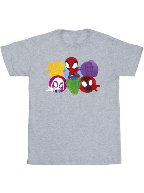 Marvel Spidey And His Amazing Friends Maglietta Facce Uomo - Kiabi Marvel Spidey And His Amazing Friends Maglietta Facce Uomo - Kiabi