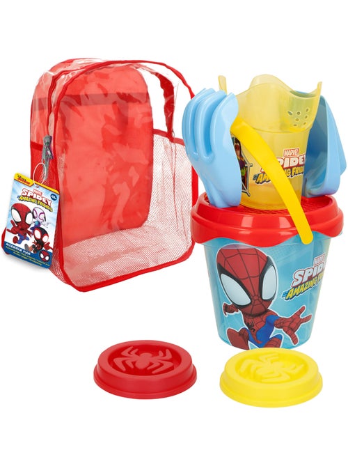Marvel spidey e il suo superteam set di secchielli da spiaggia ø14 cm con accessori e borsa - Kiabi Marvel spidey e il suo superteam set di secchielli da spiaggia ø14 cm con accessori e borsa - Kiabi