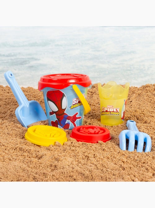 Marvel spidey e il suo superteam set di secchielli da spiaggia ø14 cm con accessori e borsa - Kiabi Marvel spidey e il suo superteam set di secchielli da spiaggia ø14 cm con accessori e borsa - Kiabi