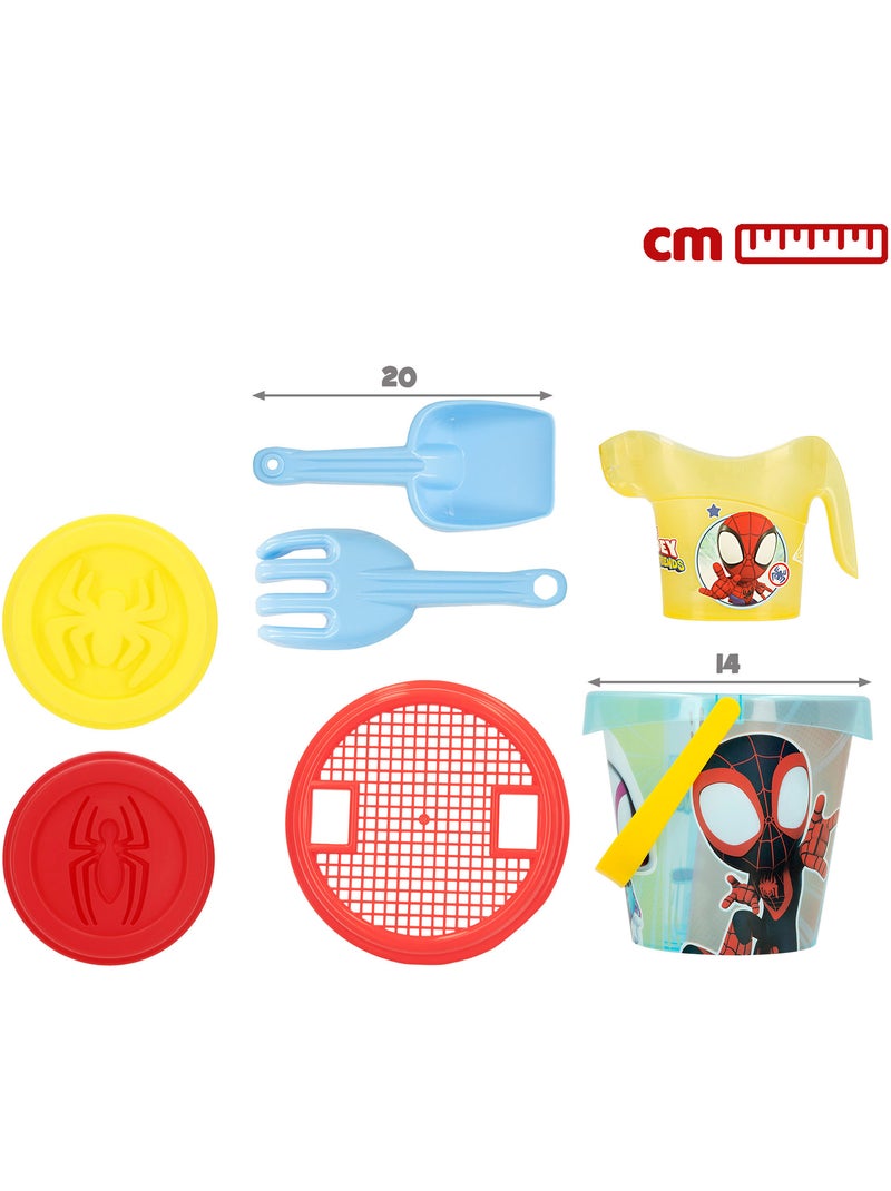 Marvel spidey e il suo superteam set di secchielli da spiaggia ø14 cm con accessori e borsa N/D - Kiabi