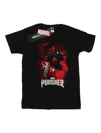 Marvel The Punisher TV Series Red Smoke Maglietta Uomo