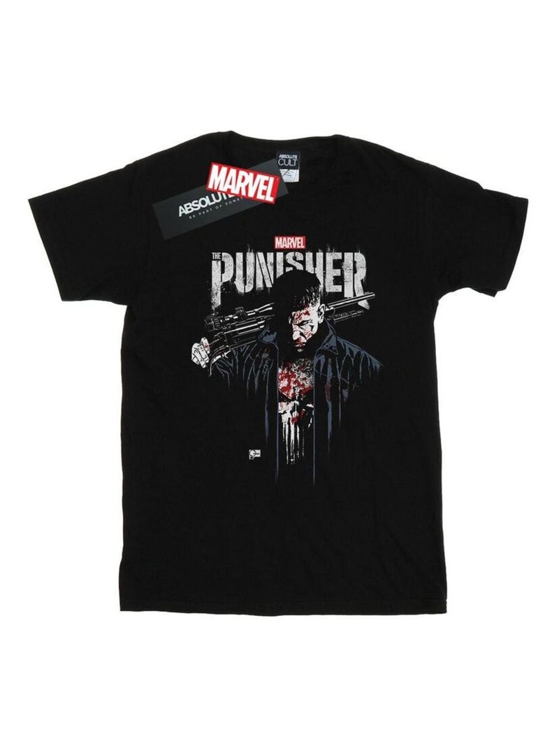Marvel TV Series Maglietta Frank Castle Uomo Nero - Kiabi