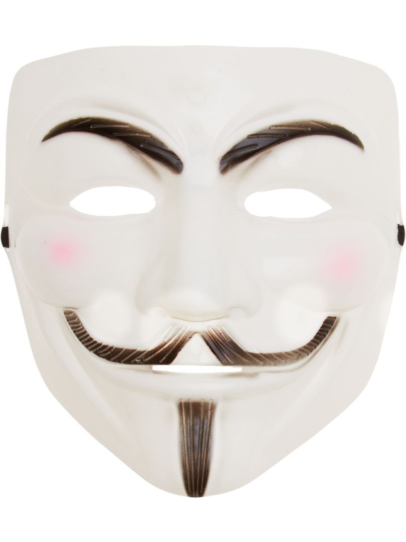Maschera anonima bianco - Kiabi