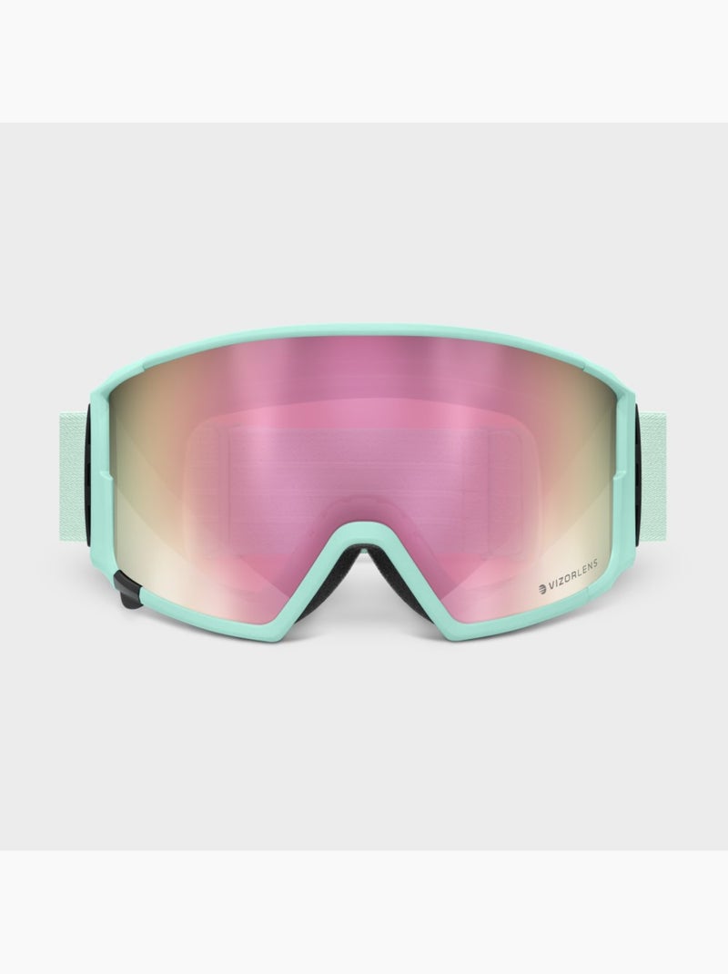 Maschera da sci e snowboard sport invernali uomo e donna g3 gulmarg Verde - Kiabi