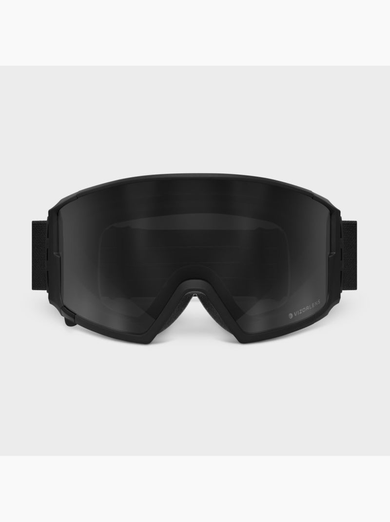 Maschera da sci e snowboard sport invernali uomo e donna g3 ranquet Nero - Kiabi