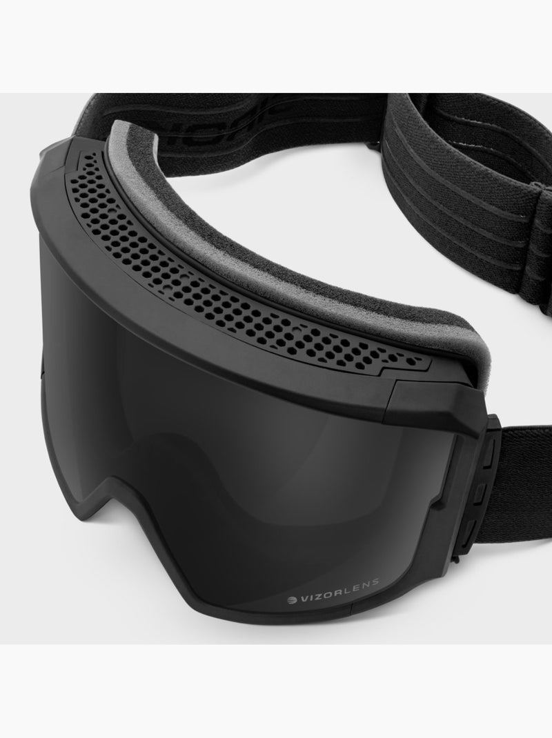 Maschera da sci e snowboard sport invernali uomo e donna g3 ranquet Nero - Kiabi