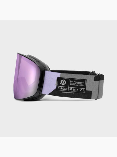 Maschera da sci sport invernali uomo e donna gx amethyst - Kiabi