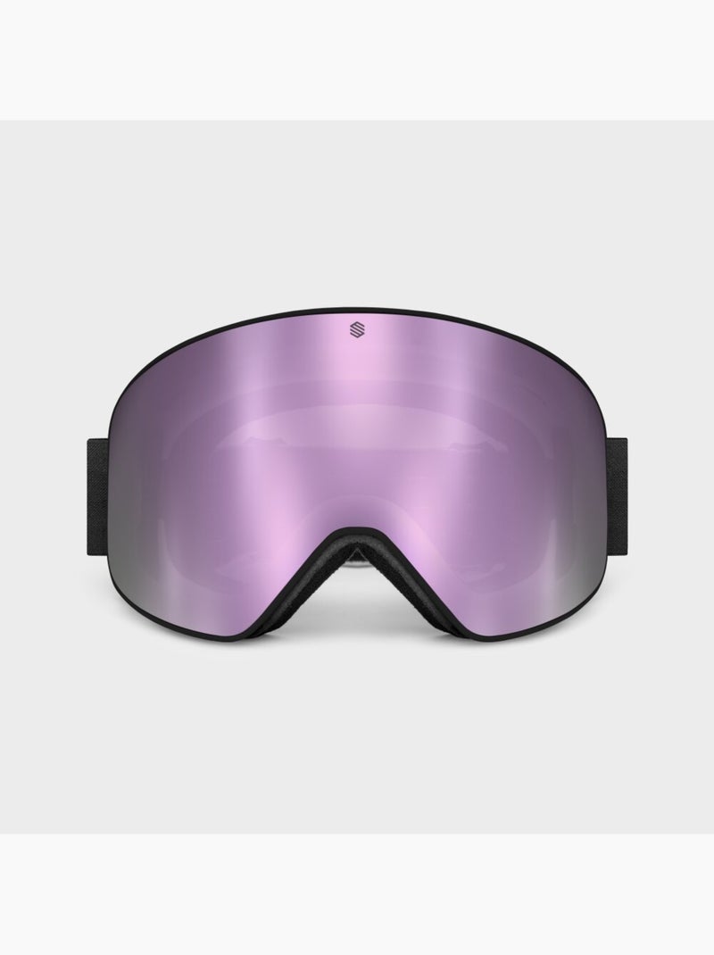 Maschera da sci sport invernali uomo e donna gx grizzly Lavanda - Kiabi