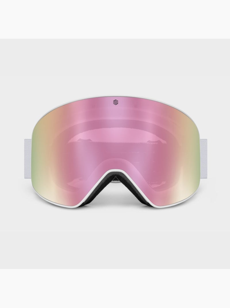 Maschera da sci sport invernali uomo e donna gx névé Rosa - Kiabi