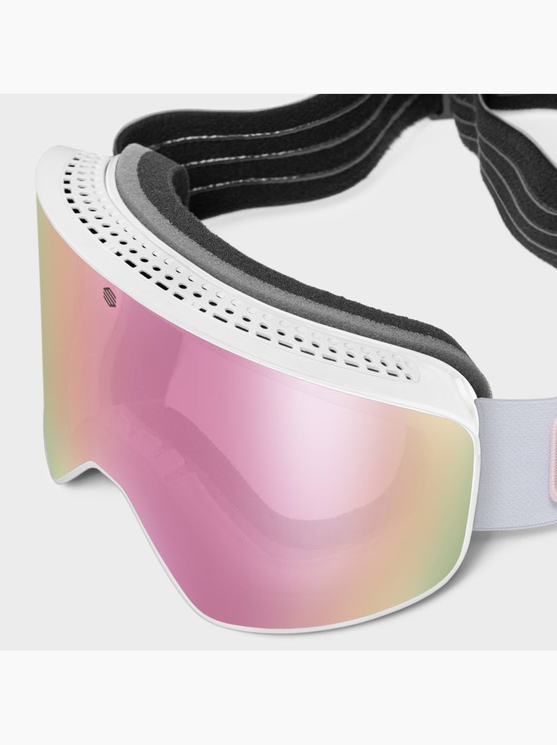 Maschera da sci sport invernali uomo e donna gx névé Rosa - Kiabi