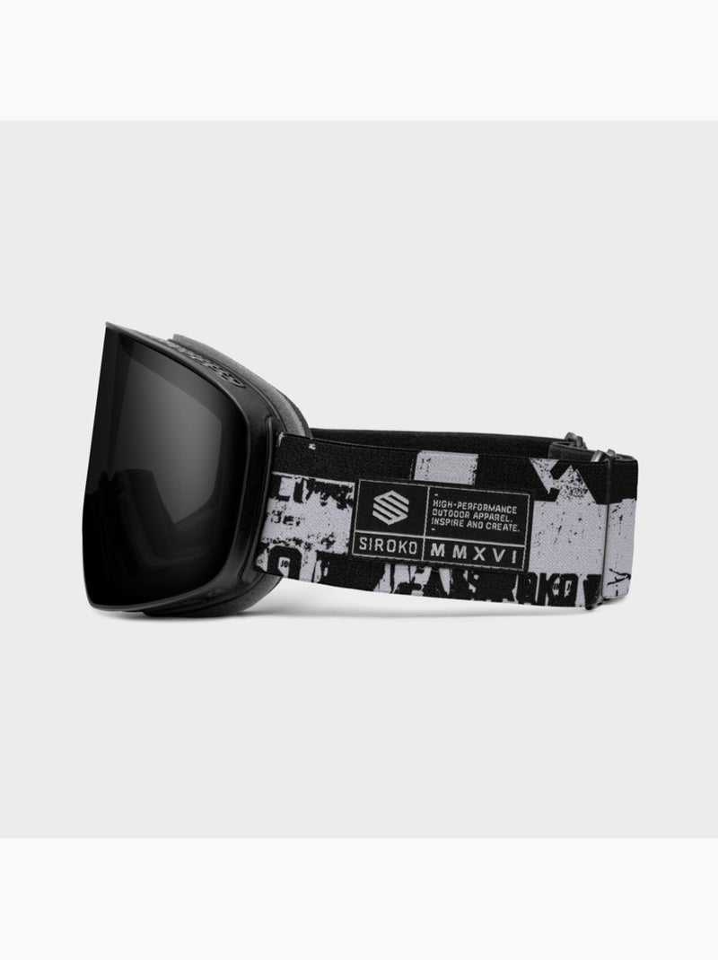 Maschera da sci sport invernali uomo e donna gx rock Nero - Kiabi