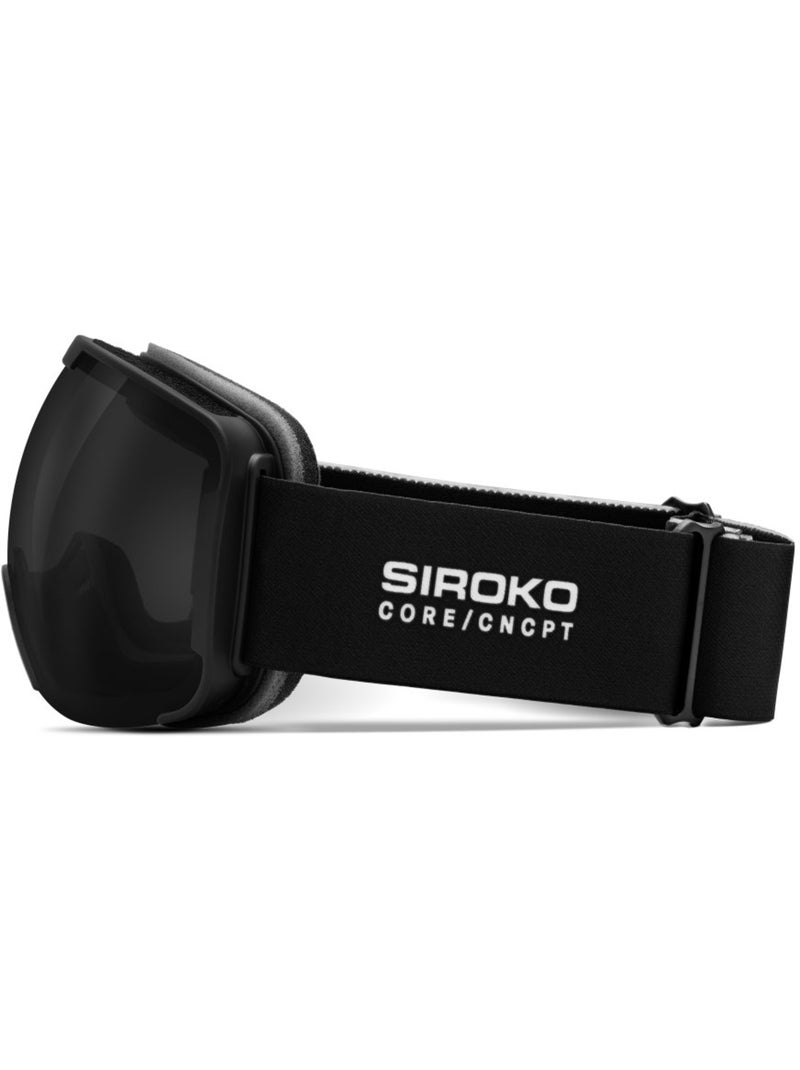 Maschera da snowboard e sci sport invernali uomo e donna g-core kitzbühel Nero - Kiabi
