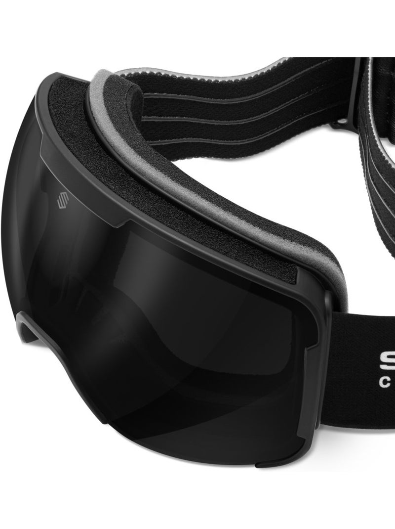 Maschera da snowboard e sci sport invernali uomo e donna g-core kitzbühel Nero - Kiabi