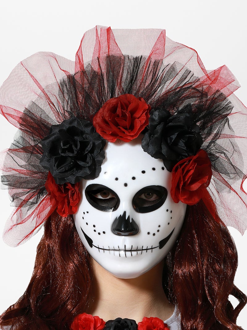 Maschera 'dia de la muerte' - Costume BIANCO - Kiabi