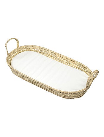 Materassino cambio con cesta naturale | SEVIRA KIDS