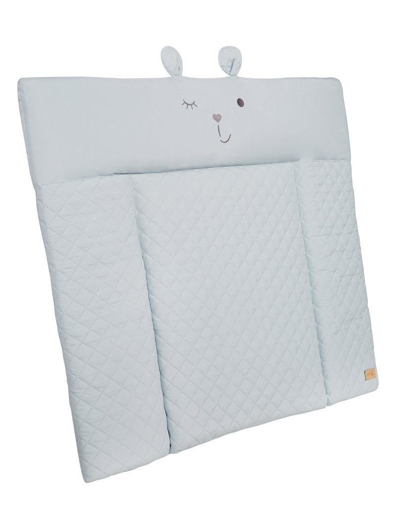 Materassino fasciatoio impermeabile con testa di orsetto – "roba Style" Blu chiaro - Kiabi