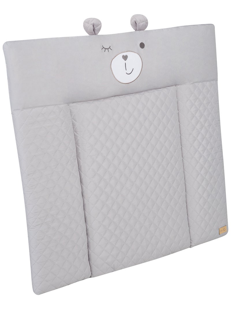 Materassino fasciatoio impermeabile con testa di orsetto – "roba Style" Grigio - Kiabi