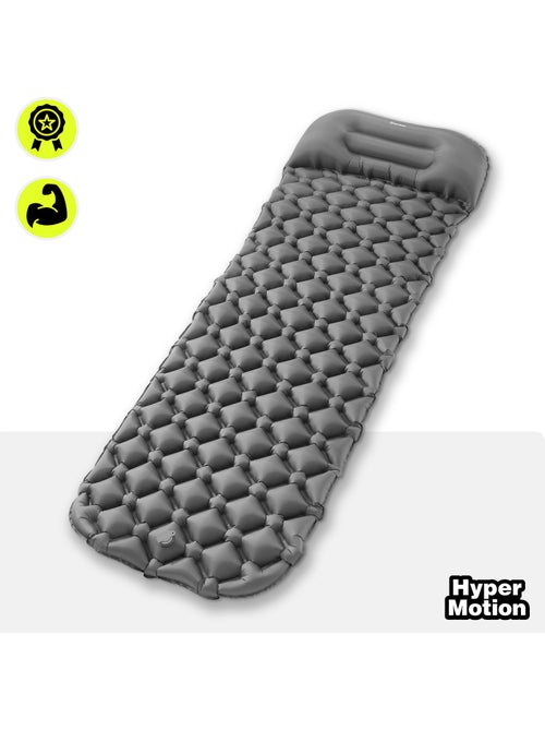 Materassino gonfiabile da campeggio campmat hypermotion ultraleggero con cuscino integrato 190 x 56 - Kiabi Materassino gonfiabile da campeggio campmat hypermotion ultraleggero con cuscino integrato 190 x 56 - Kiabi