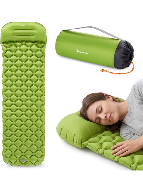 Materassino gonfiabile da campeggio campmat hypermotion ultraleggero con cuscino integrato 190 x 56 - Kiabi Materassino gonfiabile da campeggio campmat hypermotion ultraleggero con cuscino integrato 190 x 56 - Kiabi