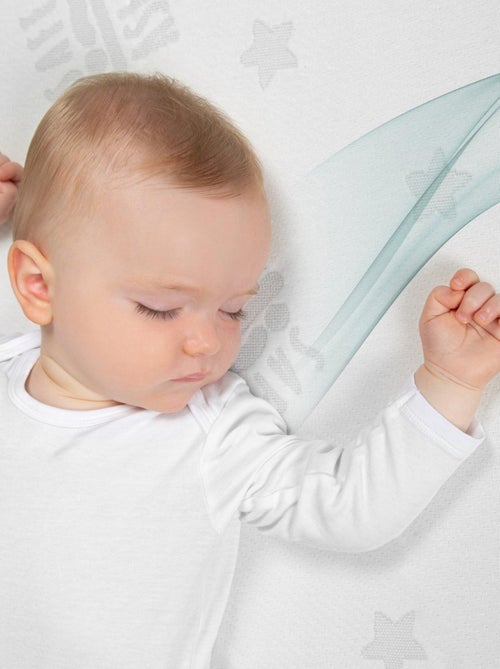 Materasso bambino 90×200 arrotolato e sfoderabile – schiuma traspirante ed equilibrata - Kiabi