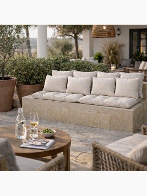 Materasso imbottito per esterni in tessuto olefine outdoor - Kiabi