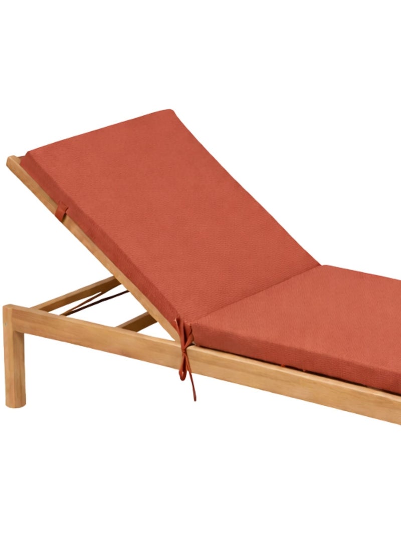 Materasso impermeabile per sdraio da esterno MINORQUE Terracotta - Kiabi