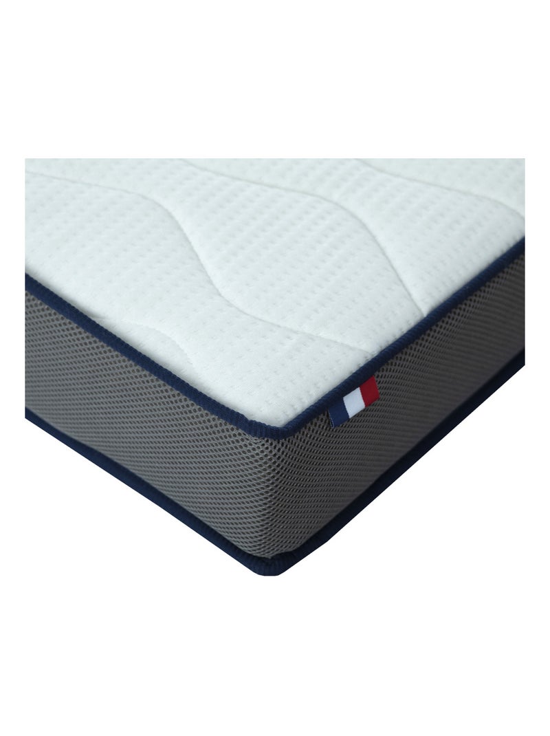 Materasso per bambini estivo/invernale con imbottitura in lana e supporto solido Bianco - Kiabi