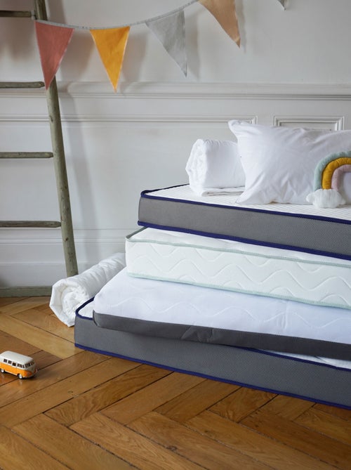 Materasso per neonati, lato estivo / lato invernale in cotone biologico, supporto solido - Kiabi