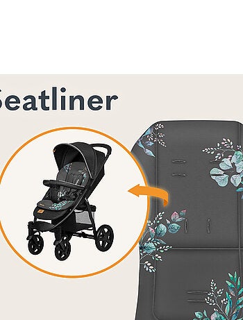 Materasso per passeggino - LIONELO - Universale - Lavabile - Idrorepellente - Bifacciale