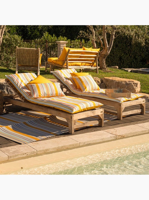 Materasso per sdraio da esterno a righe - Kiabi