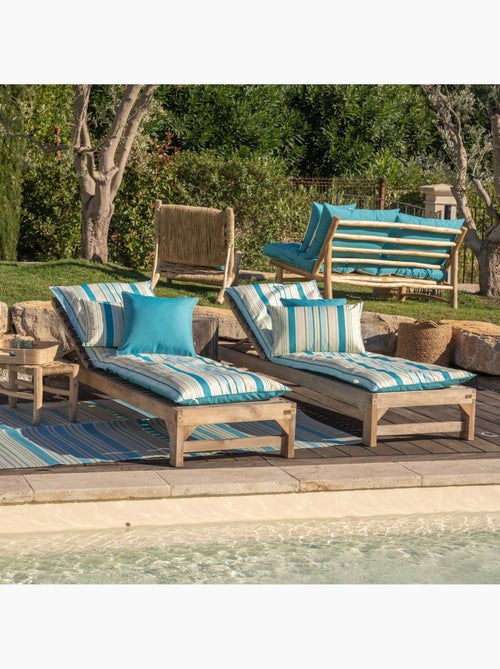 Materasso per sdraio da esterno a righe - Kiabi