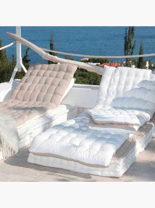 Materasso per sdraio trapuntato in cotone lavato - Kiabi