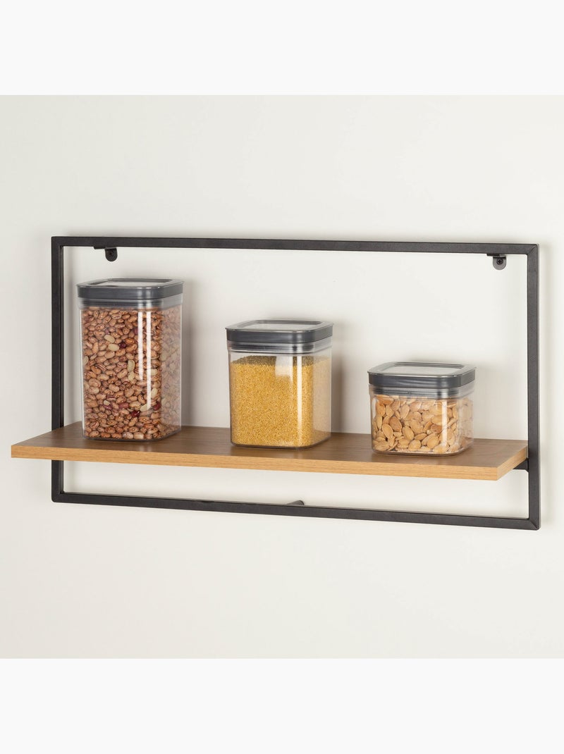 Max home libreria da parete in legno 1 ripiano 65x20x35 cm Legno naturale - Kiabi