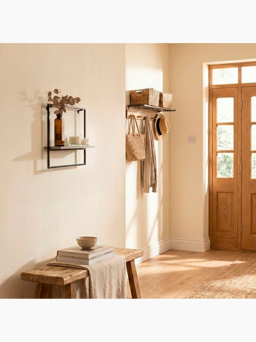 Max home mensola da parete effetto cemento 1 ripiano 35x12x35 cm - Kiabi Max home mensola da parete effetto cemento 1 ripiano 35x12x35 cm - Kiabi