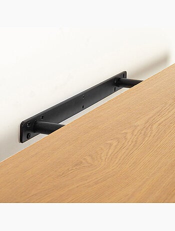 Max home mensola da parete in legno 100x23x4 cm