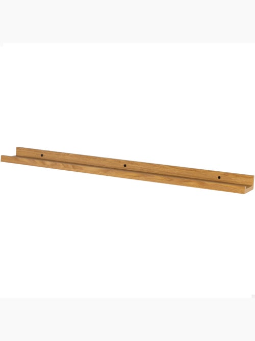 Max home mensola da parete in legno con bordo 120x10x4 cm - Kiabi Max home mensola da parete in legno con bordo 120x10x4 cm - Kiabi