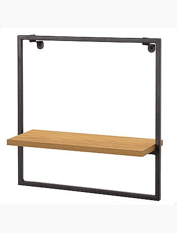 Max home mensole da parete in legno 35x12x35 cm