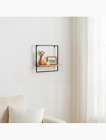 Max home mensole da parete in legno 35x12x35 cm