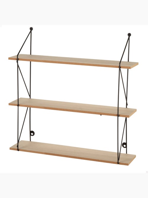 Max home scaffalatura da parete in legno 3 ripiani 50x12x49 cm - Kiabi Max home scaffalatura da parete in legno 3 ripiani 50x12x49 cm - Kiabi